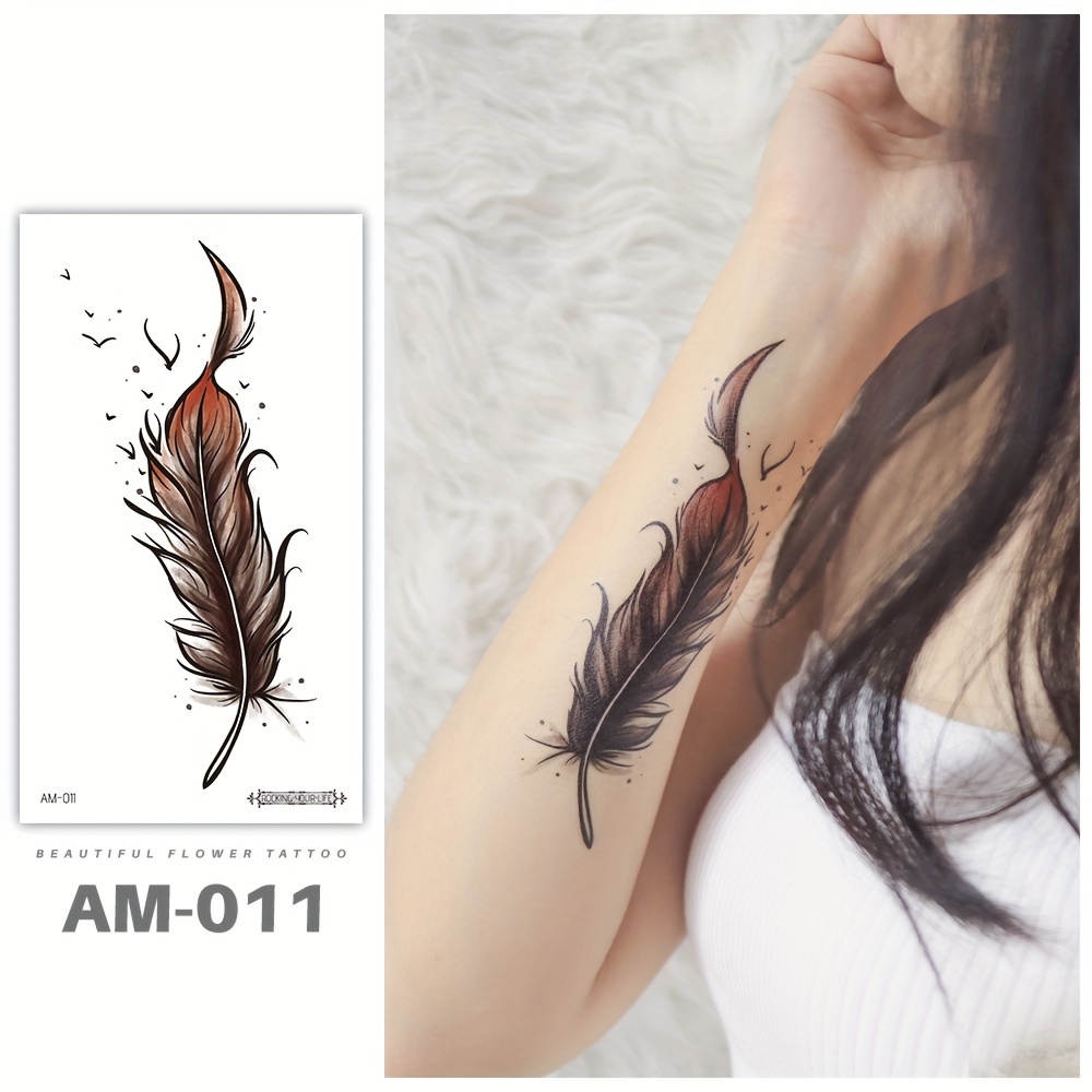 70 Adorable Feather Tattoo Ideas For Women  Feather tattoo design, Feather  tattoo arm, Feather tattoos
