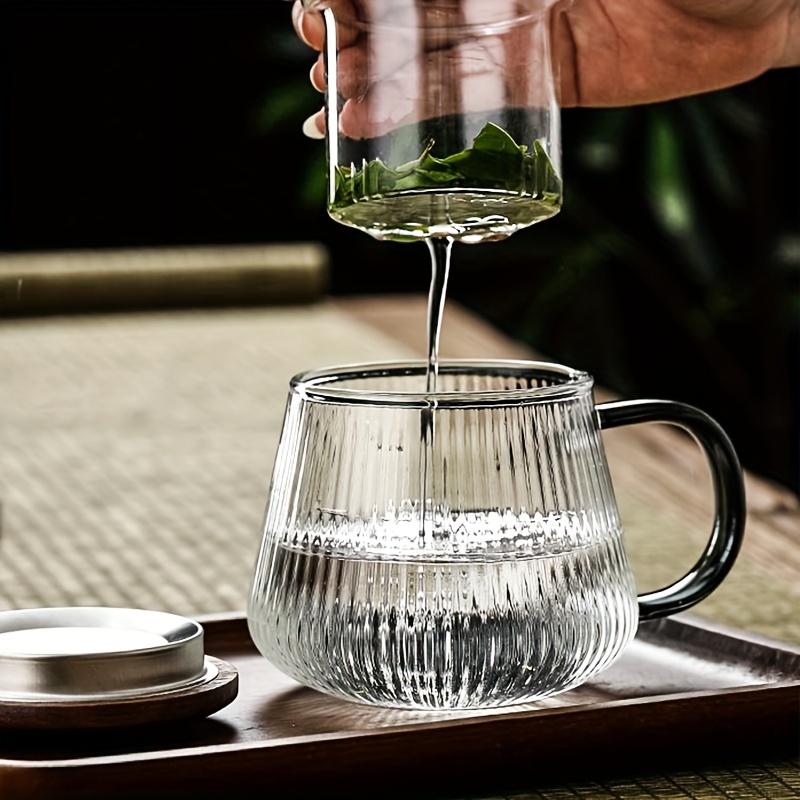 Glass With Handle Transparent Heat resistant Glass Water Cup - Temu