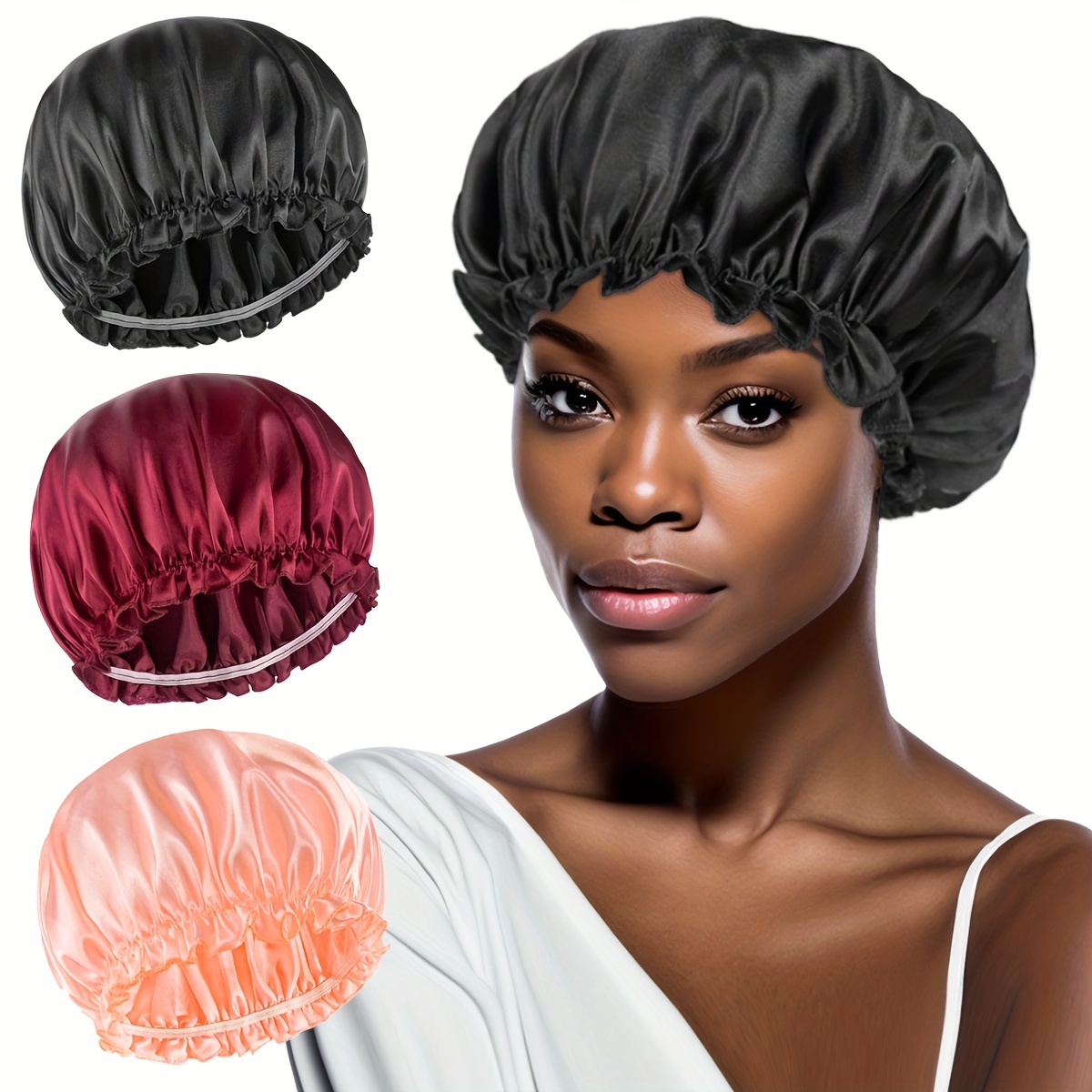 Bonnet Silk Bonnet for Sleeping Satin Bonnet Hair Bonnets Black Women Silk  Sleep