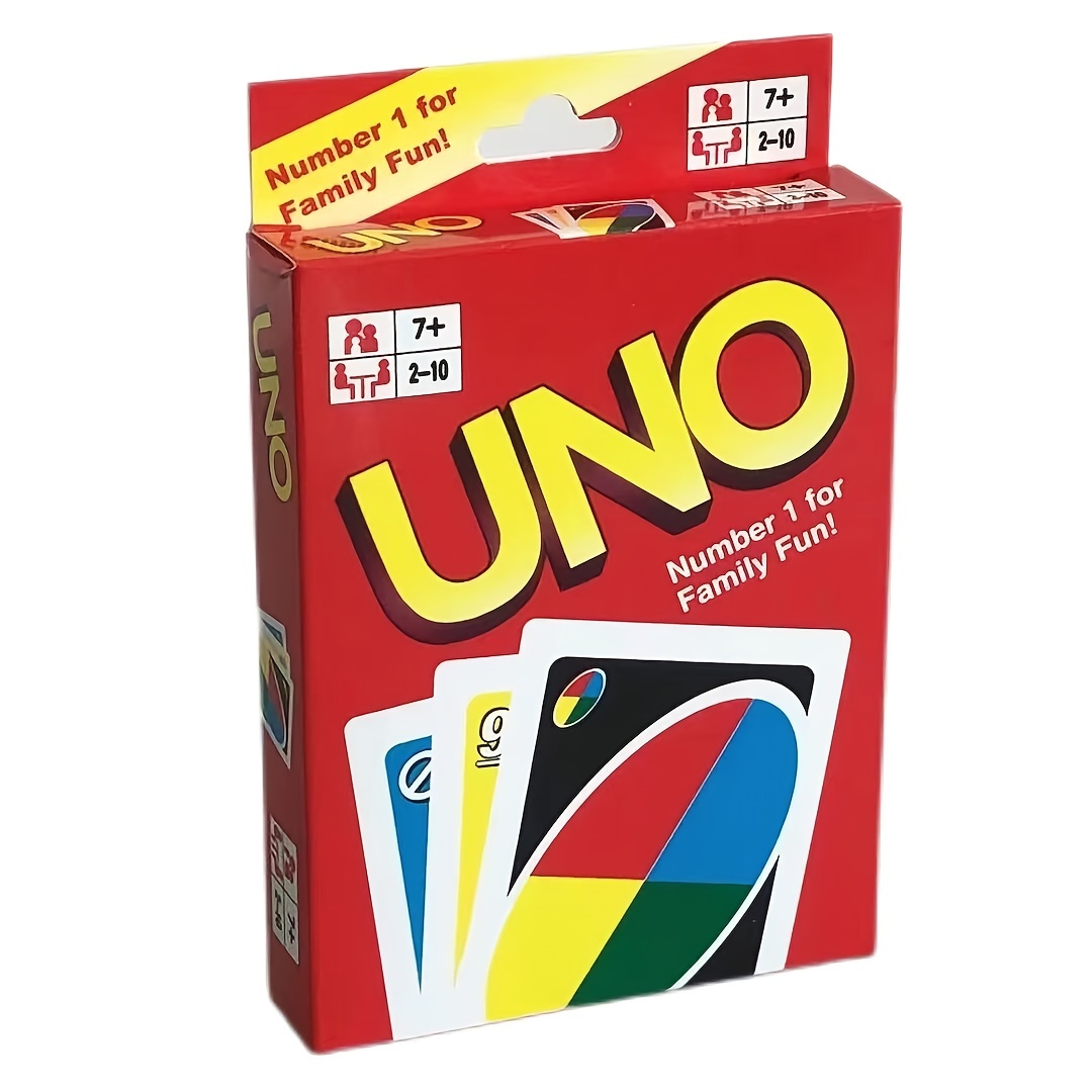 UNO-Caixa De Armazenamento De Cartas Para Crianças, Entretenimento Jogo De  Tabuleiro, Cartas Divertidas, Presente Da Família, Engraçado, 1Pc