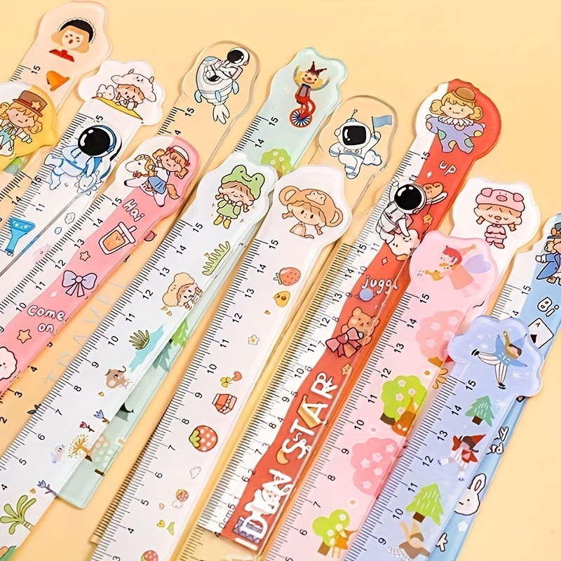 Lenticular Ruler Kids Back to School Supplies Animals Stationary Characters  Cute Kids Children Taiwan 80s 90s 