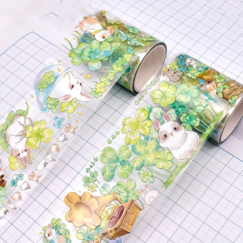 jianwu 1pc 60mm kawaii laser pet tape cute flower journal tape