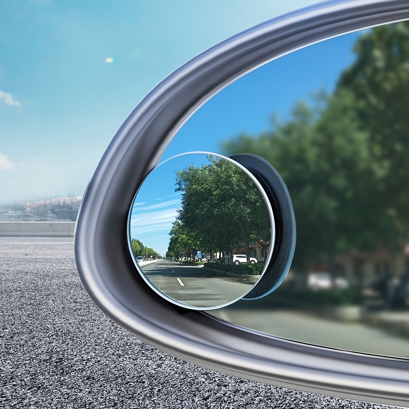 Auto Achteruitkijkspiegel Kleine Ronde Spiegel Glas 360 - Temu Belgium