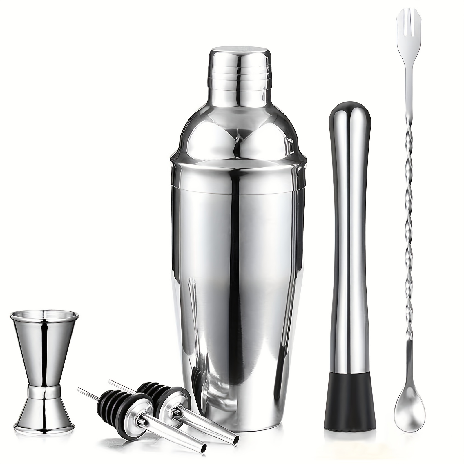 Cocktail Shaker Set 9 Pieces Stainless Steel Bartender Kit Drink