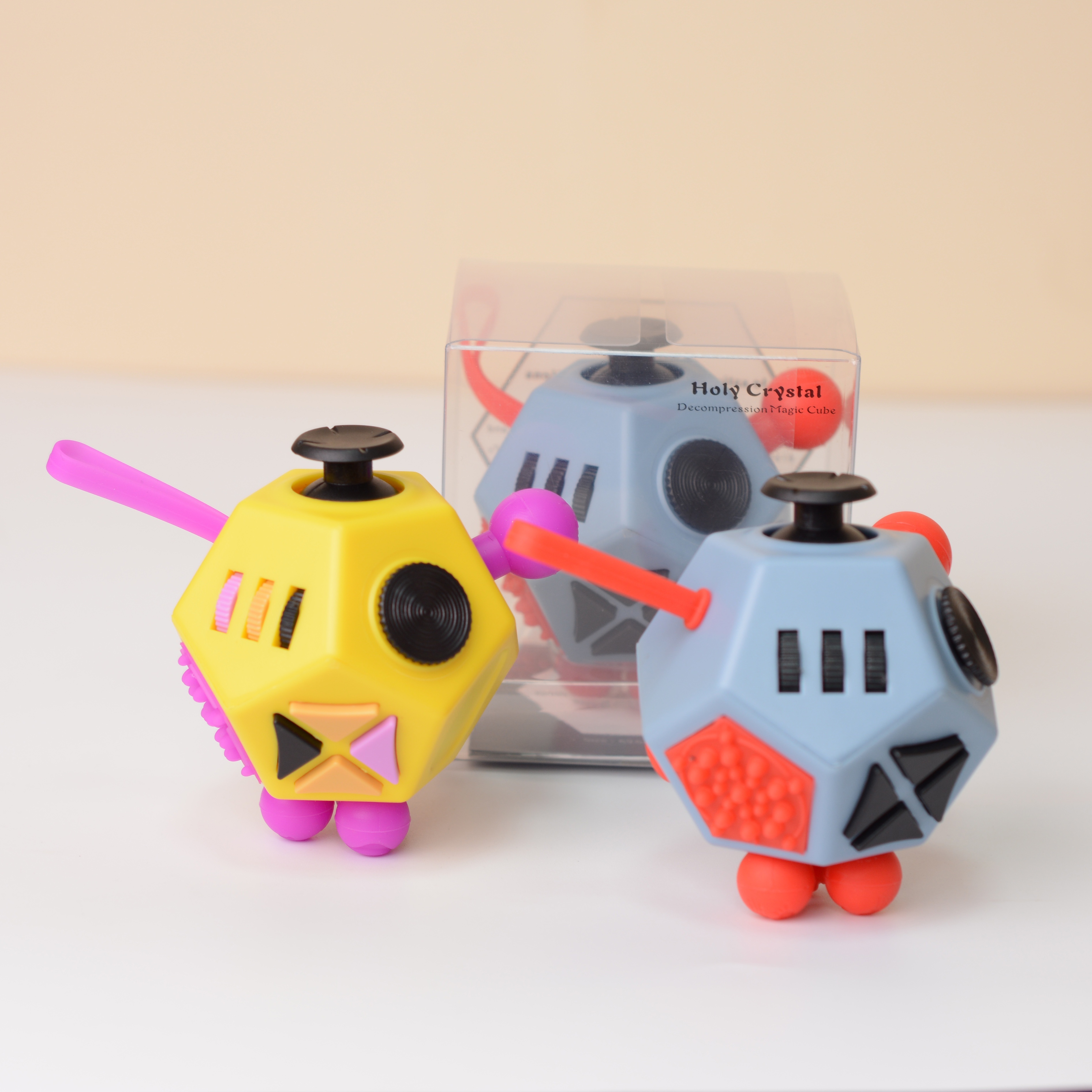 Toy Cube Anti stress Relief Decompression Dice Fidget Toys - Temu