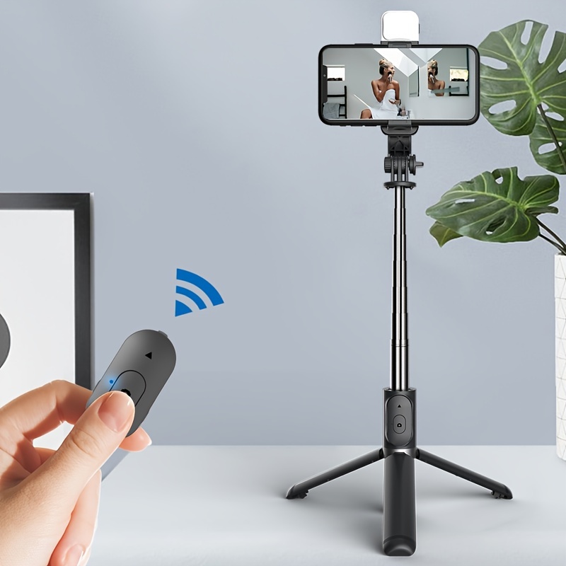 Trípode de teléfono inteligente para seguimiento facial, soporte de  teléfono de escritorio, soporte de cámara de pista, palo selfie para  iPhone