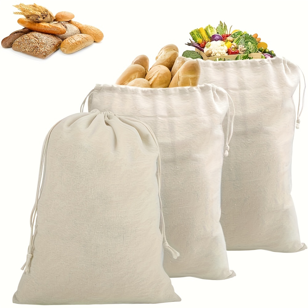 1 sac à pain en lin sac à cordon réutilisable pour le - Temu France