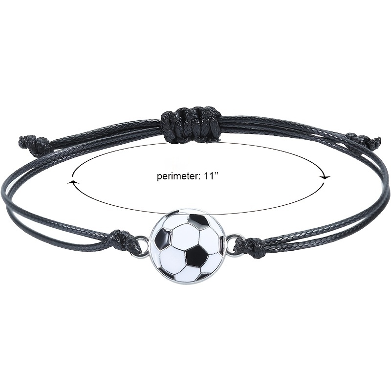 Football Baseball Basketball Rope Knotted Bracelet