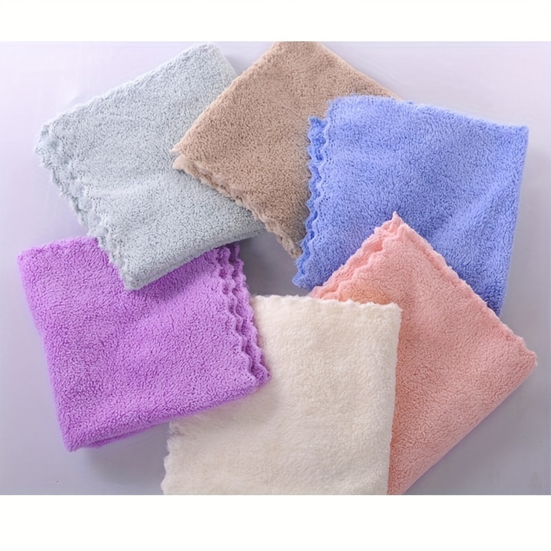 10 Kitchen towels and dishcloths rag set 9.84in*9.84in small dish