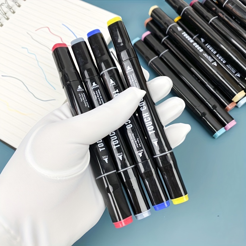 30/80/168/262 Colors Double Headed Marker Pen Set Sketching Oily