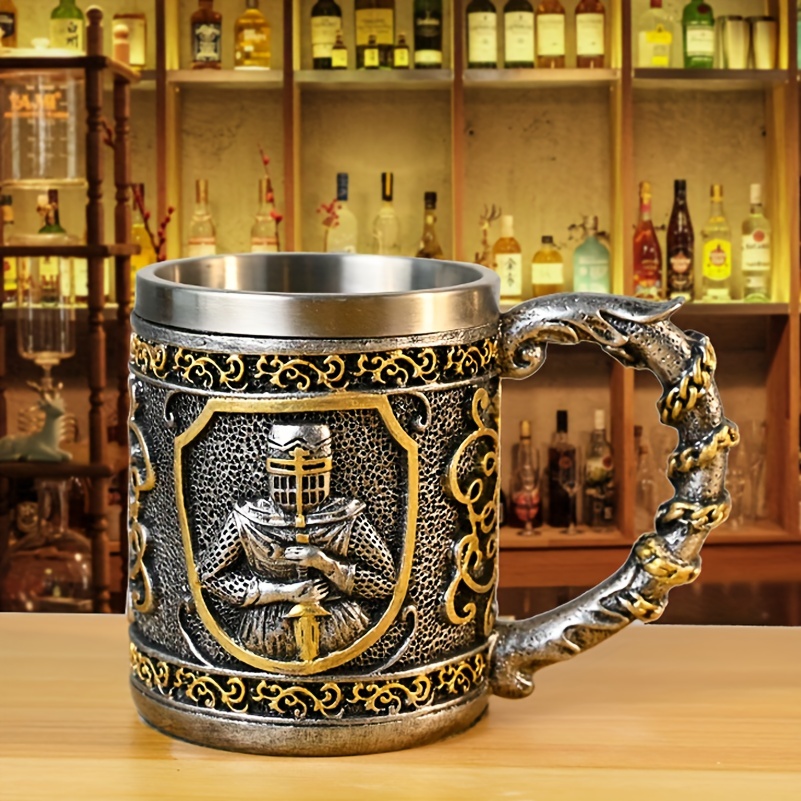 Medieval Knight Mug, Slogan Mighty Mug, Cider Mug, Medieval Mug