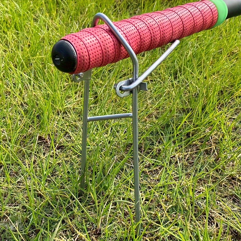 Fishing Rod Stand Pole Holder Plug Ground A Secure Stable - Temu