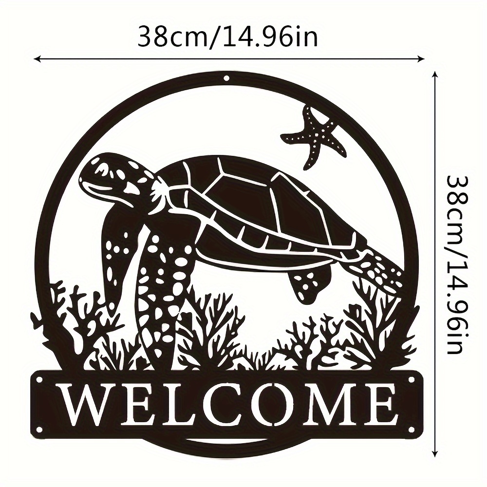 Tortue décoration murale Welcome
