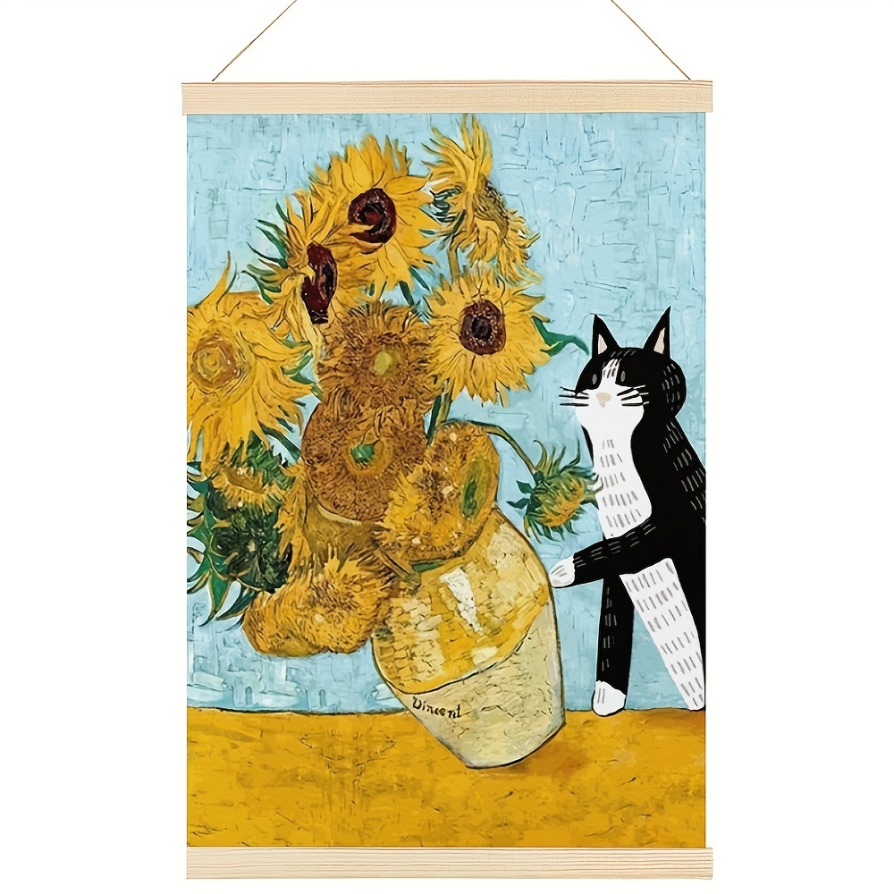 Sonnenblumen Katze - Kostenloser Versand Für Neue Benutzer - Temu Austria
