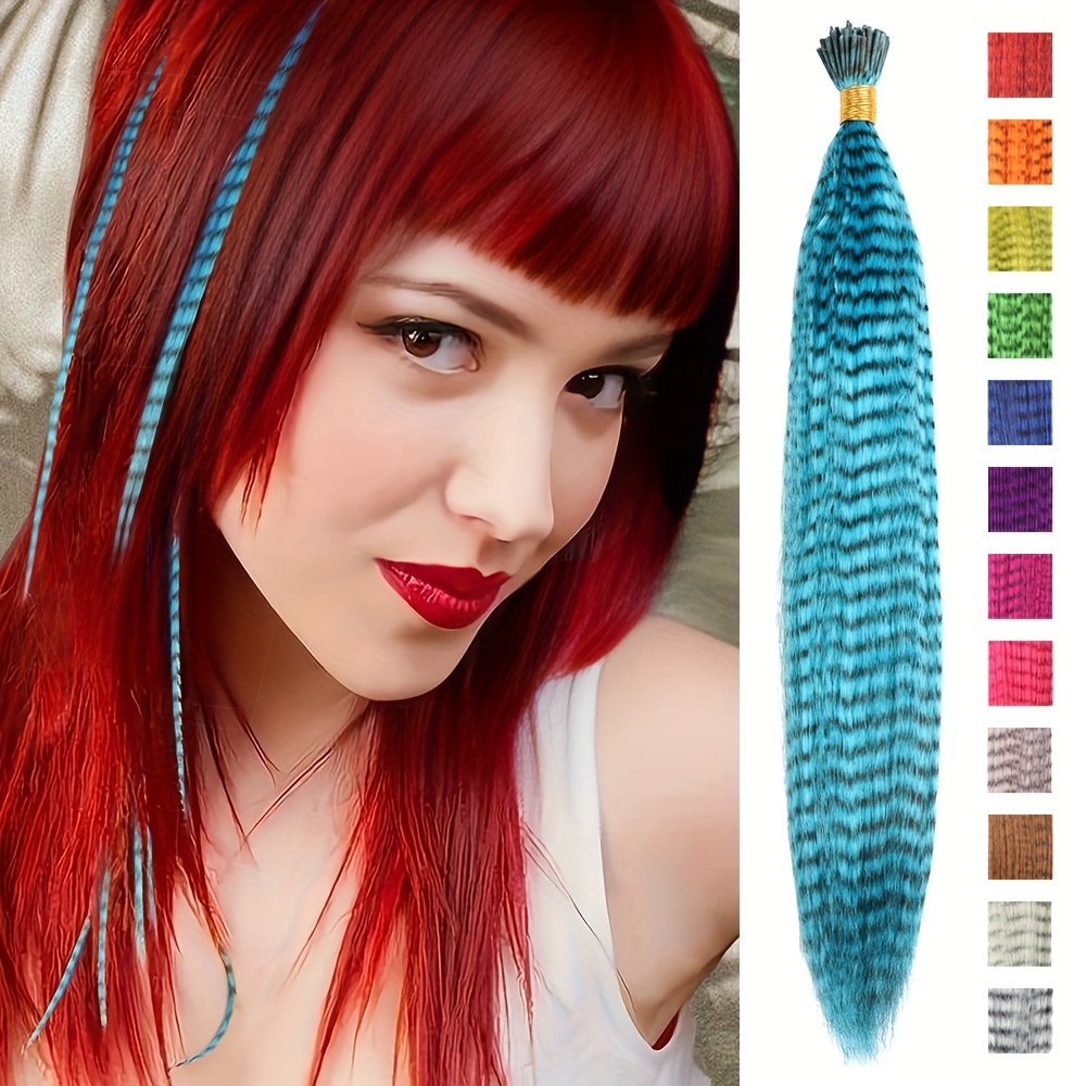  Feather Hair Extensions Bundle of 40 hair feathers in