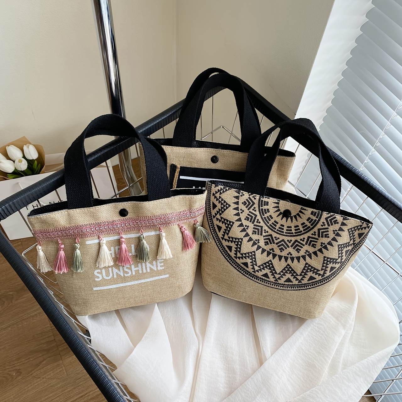 Women's Tote Bag for Travel Double Handle Shopping