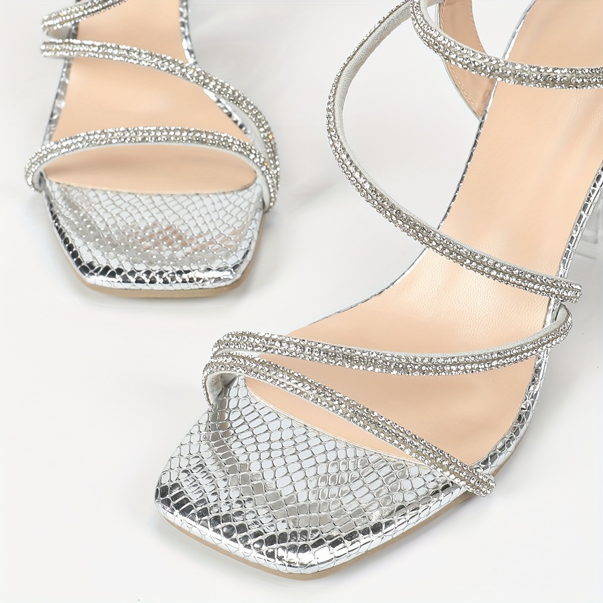 Sandalias De Gladiador Con Decoración De Mariposa Y Diamant De Imitación Para Mujer, Zapatos De Tacón Alto De Aguja, Sandalias De Banquete De Cristal De Lujo, Moda De Verano - AliExprs 322