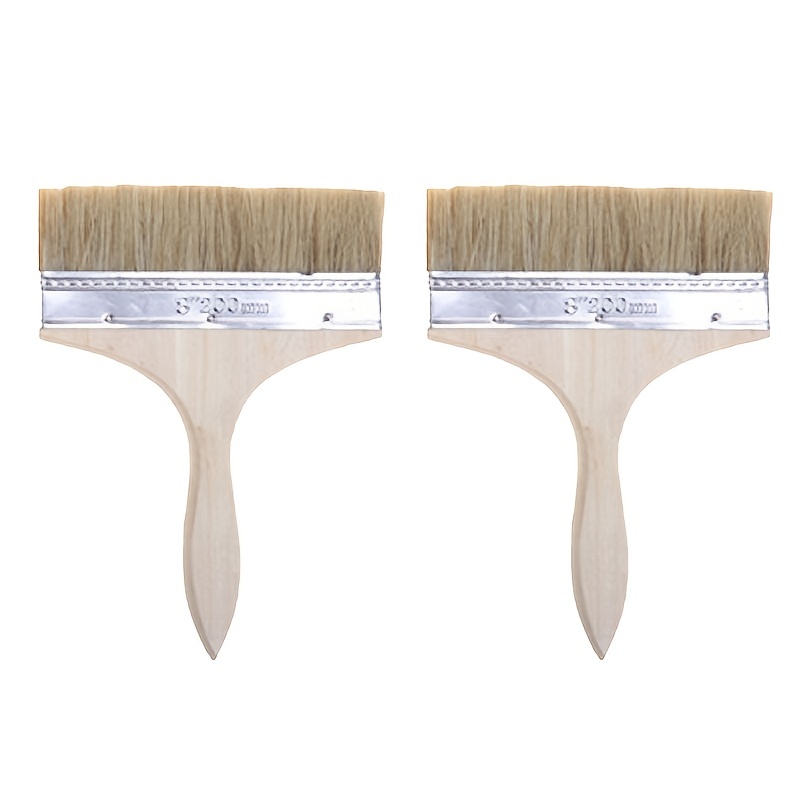 Thickened Natural Paint Brush Set Includes Decorative Small - Temu