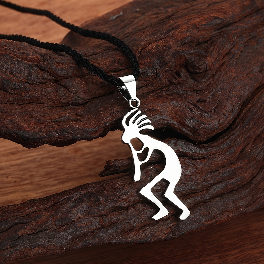 Viking Kokopelli Fertility Deity Pendant Necklace Men Women Native American Cultures Symbol Of Love Sex Marriage Jewelry - Jewelry and Accessories image photo