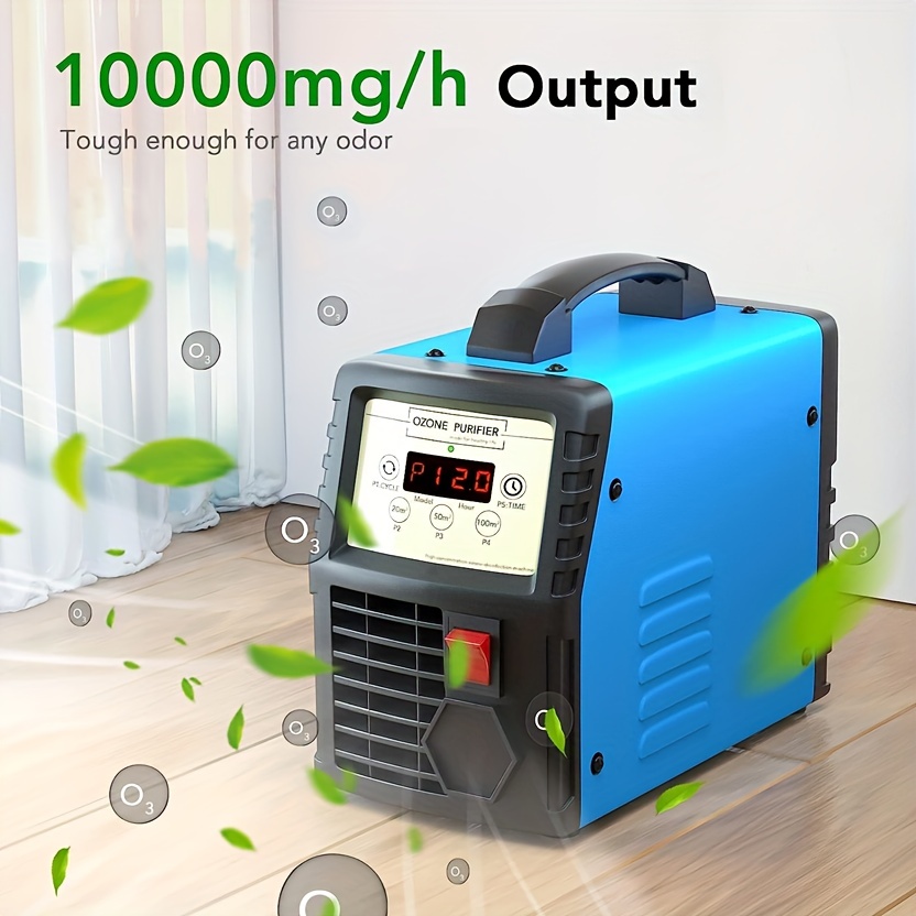 Generador de ozono comercial 10000mg/h Control remoto Máquina de ozono  Eliminador de olores Industrial O3 Ozonizador ionizador purificadores