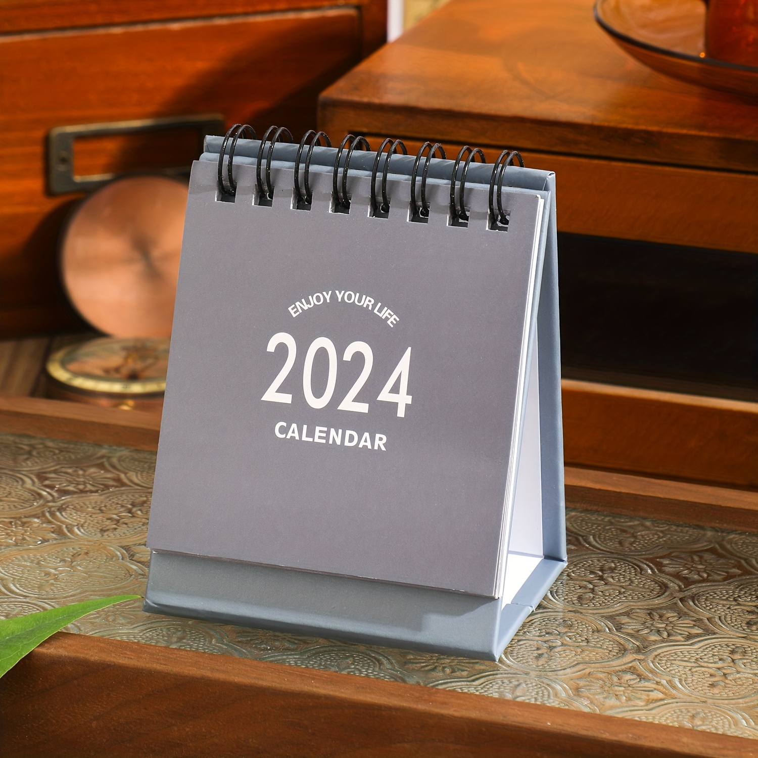 2023-2024 Wooden Desk Calendar, Gifts for Coworkers, Office