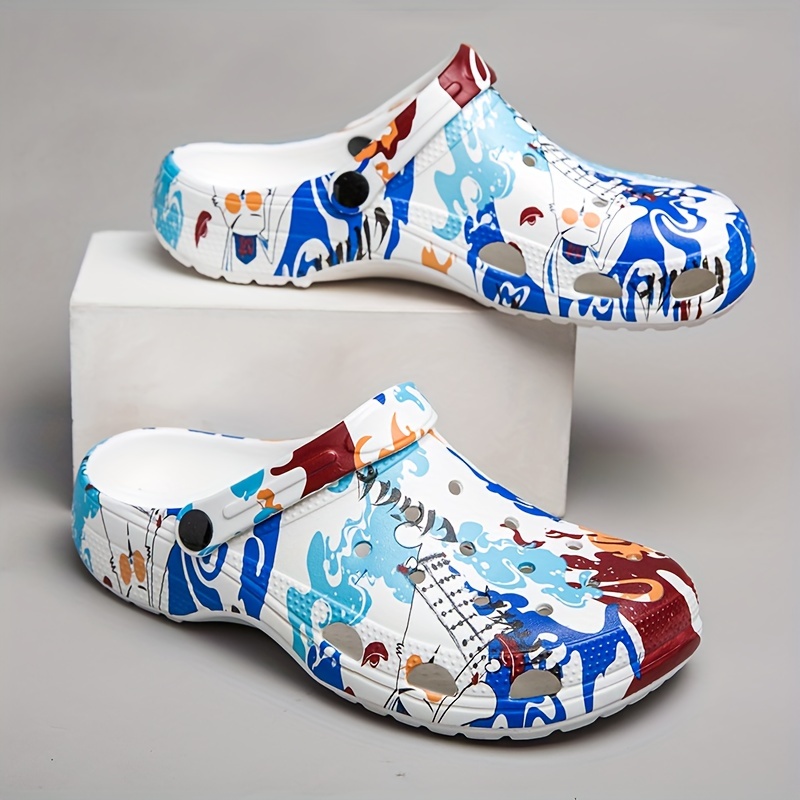 Louis Vuitton Pattern Blue Lv Crocs - Discover Comfort And Style Clog Shoes  With Funny Crocs