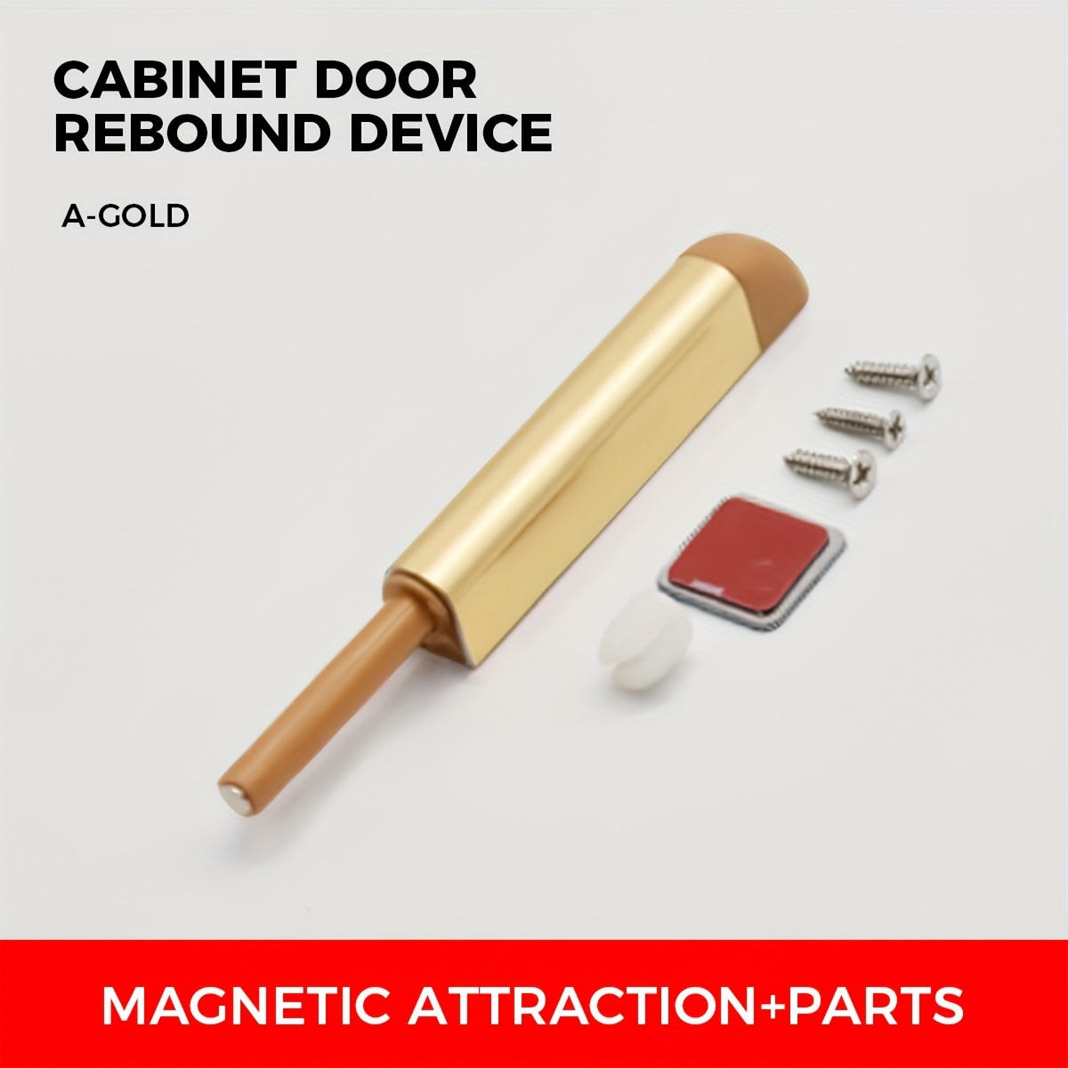 Magnetic Push Latches Cabinets Push Open Cabinet Hardware - Temu