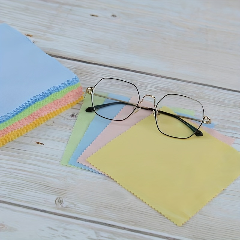 10pcs Glasses Cleaning Cloth Mesh Lace Glasses Cloth Lens Cleaning Wipe