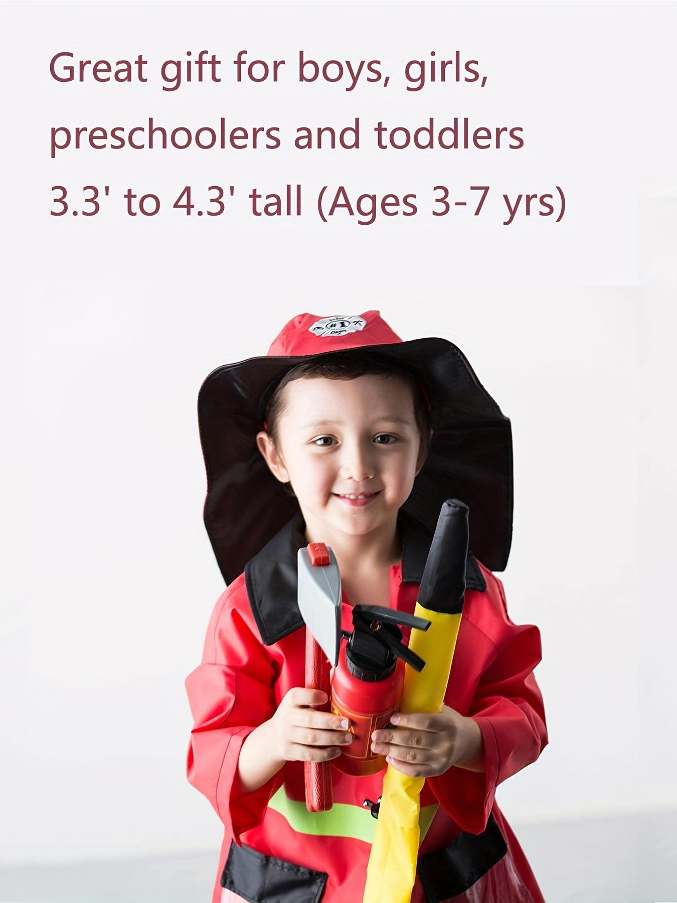 Costume da pompiere per bambina (7-9 anni) — Juguetesland