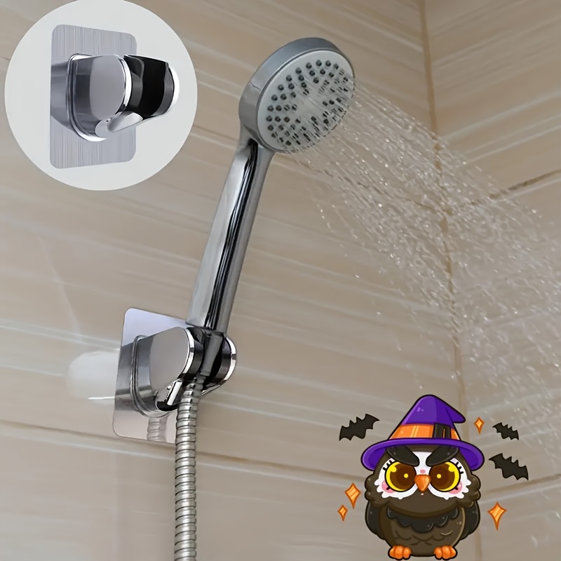  Soporte de cabezal de ducha montado en la pared, soporte de  rociador de ducha montado en tornillo, soporte de cabezal de ducha de mano  ajustable, soporte de ducha para baño de
