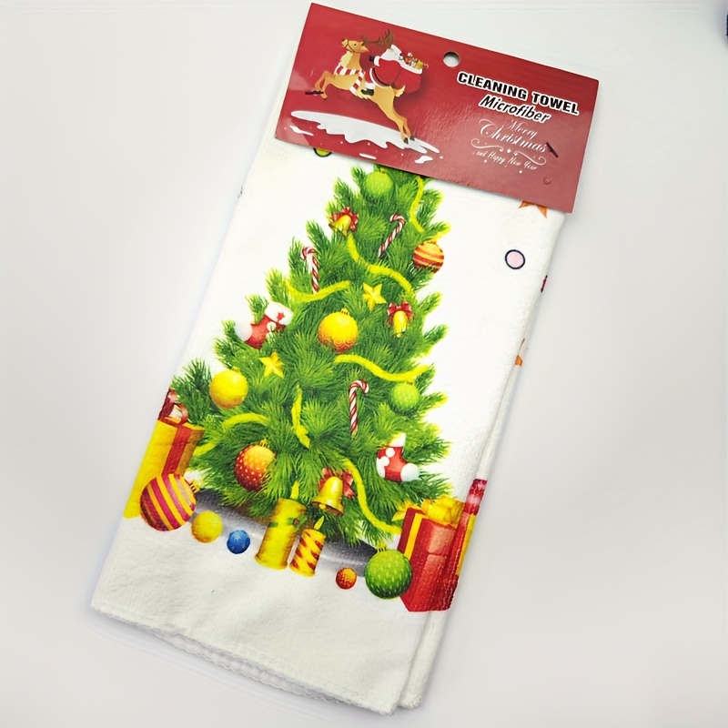 Christmas Hand Towels Truck Christmas Tree Kitchen - Temu