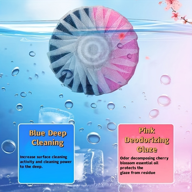 Toilet Bowl Tablets Bubble Blue Two color Toilet - Temu