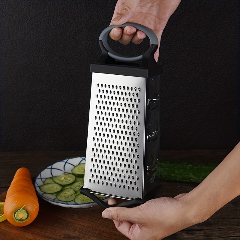 Box Grater, Stainless Steel Vegetable Grater, Multifunctional Potato  Grater, Ginger Mesher, Household Cheese Slicer, Vegetable Slicer, Manual Food  Shredder With 4 Sides, Kitchen Stuff, Kitchen Gadgets, Tools On And - Temu