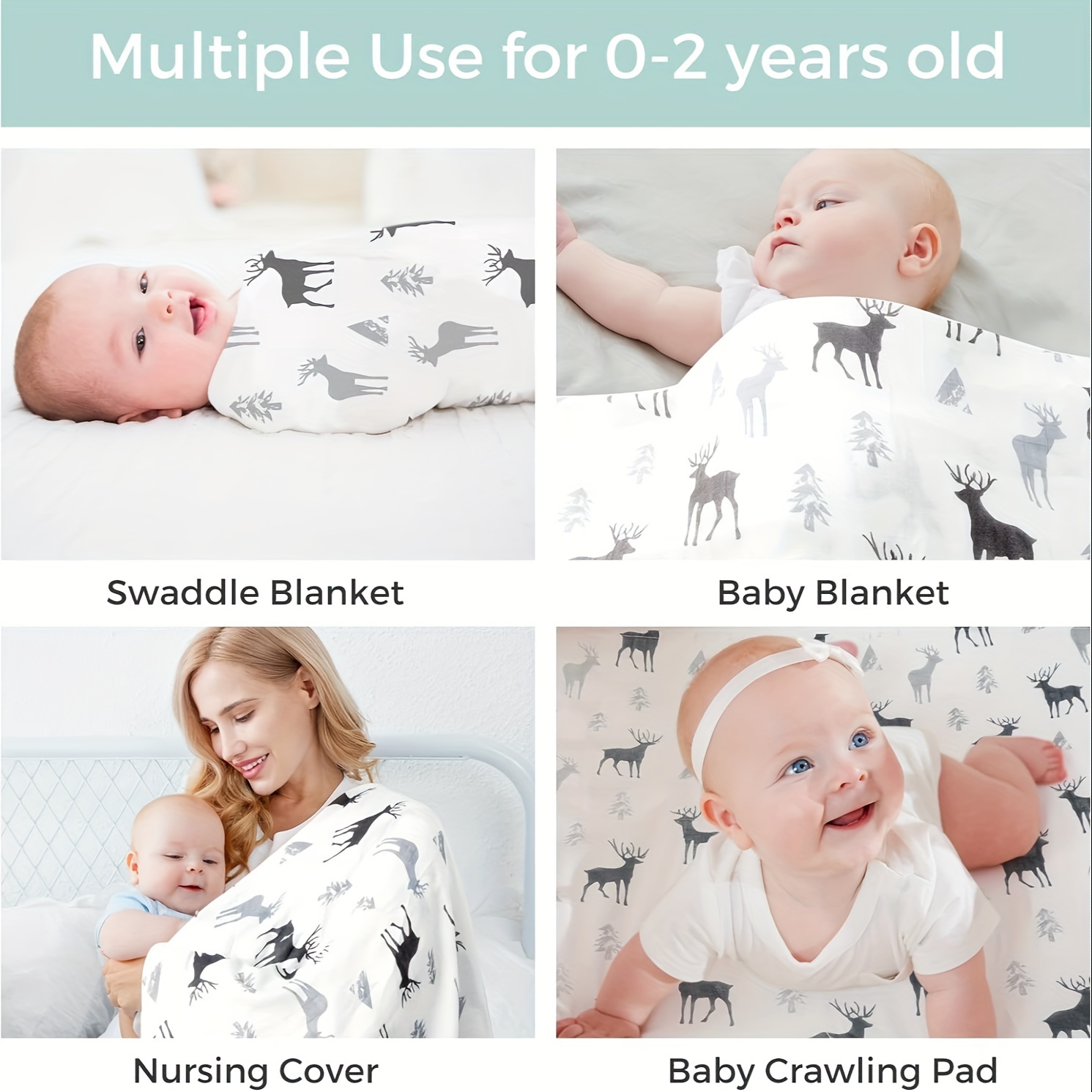 Baby Swaddle Adjustable Infant wrap- 0-3 Months - Monkey – Moms Home
