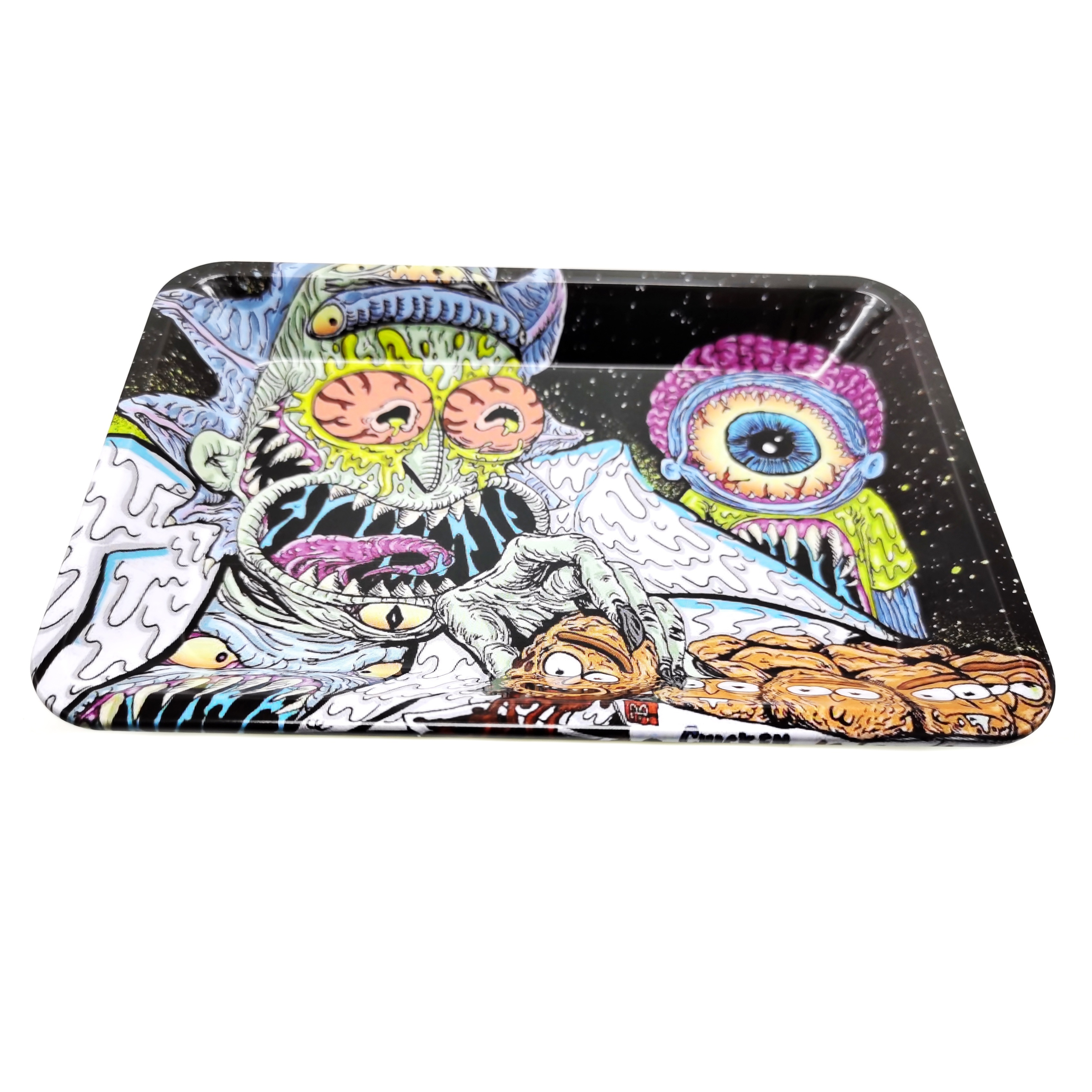 1pc, Metal Rolling Tray, Fun And Cute Gift, Ideal Accessory For Home Or  Travel, 7.1'' X 4.7