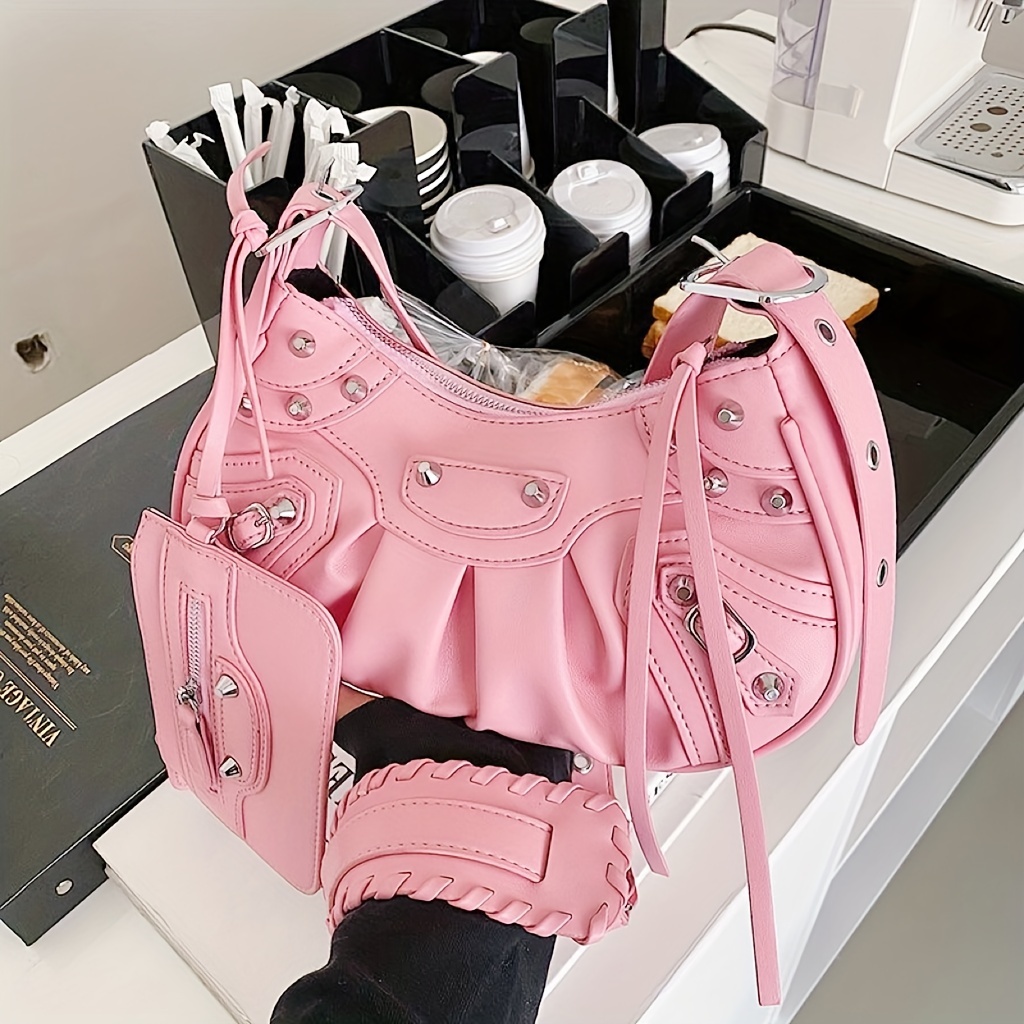 Y2k Black Pink Messenger Bag UB98147 – Uoobox