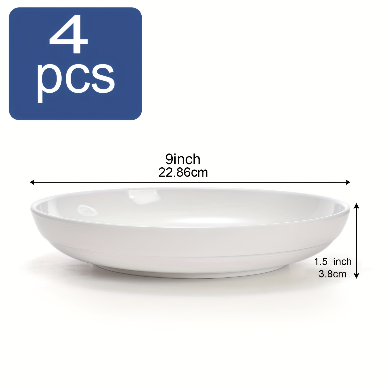 Y YHY Pasta Bowls, 30oz Salad Bowls White Soup Bowls Large Pasta Serving  Bowl Porcelain Pasta Plates Wide and Shallow Bowls Set of 6 Microwave