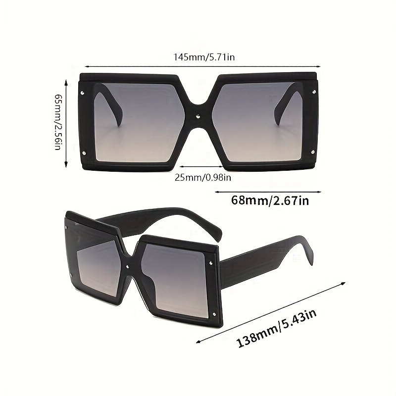 Stylish Oversize Brand Sunglasses For Men And Women Vintage Ins