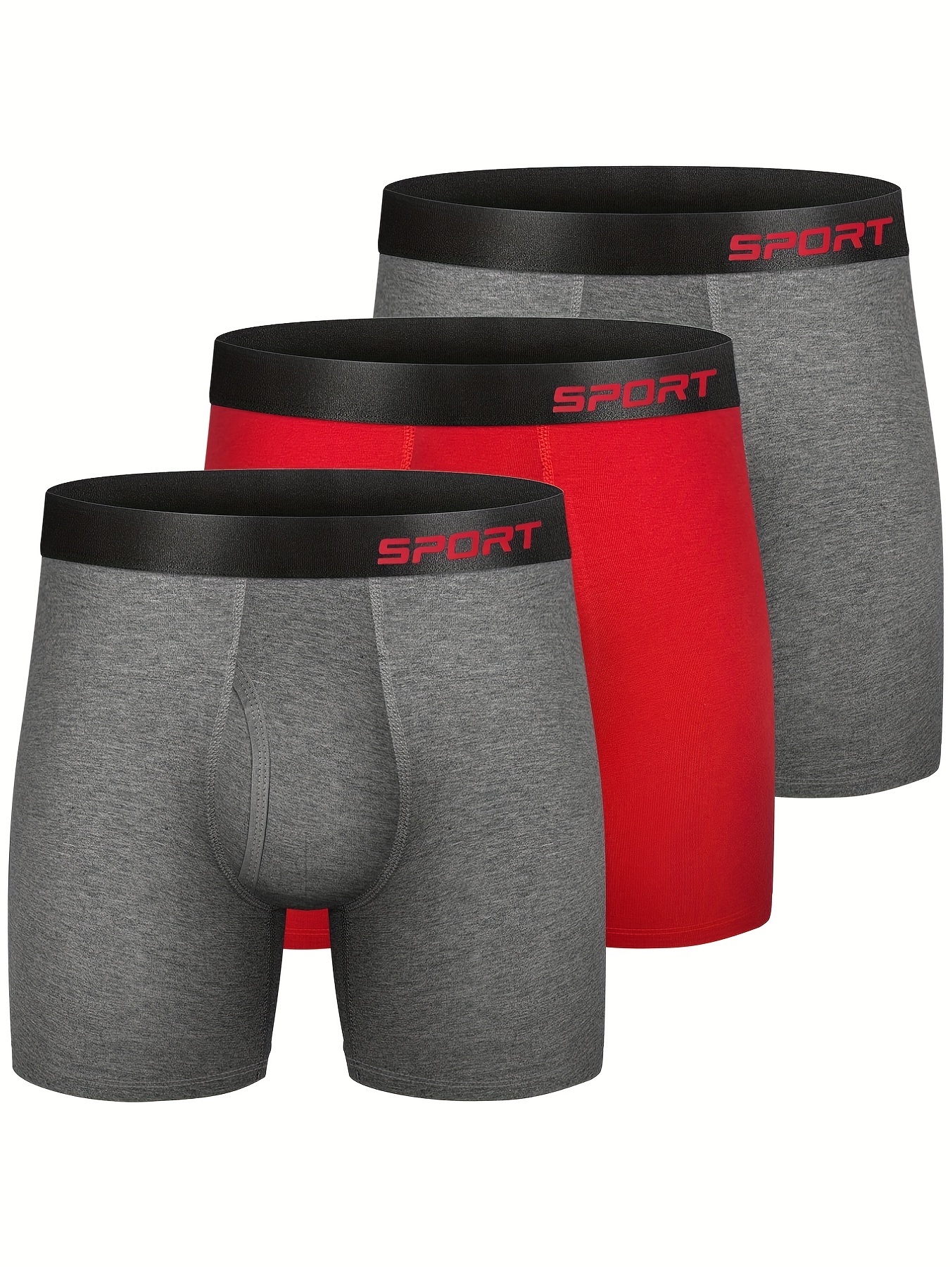 Buy Men's Cotton Stretch & Performance Boxer Briefs