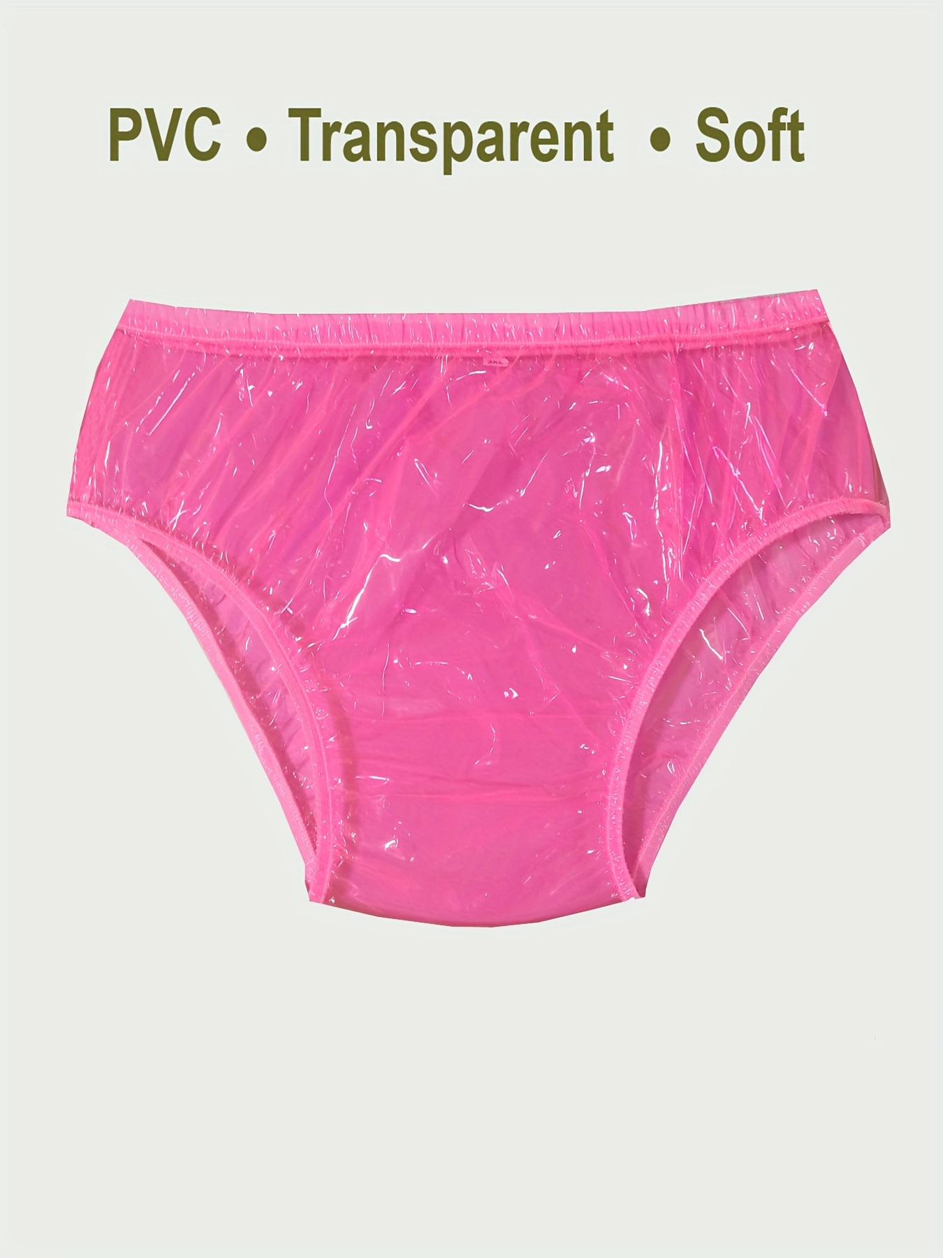 Pvc Plastic Transparent Bra Underwear Suit Adult Sexy Lace Panties