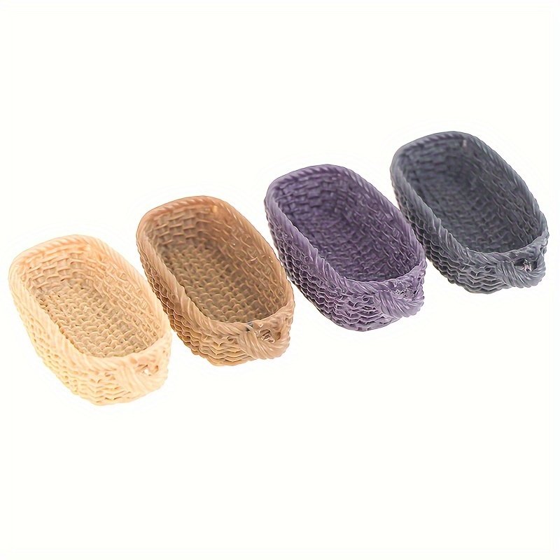 1:12 Dollhouse Simulation Mini Knitting Basket Miniature - Temu