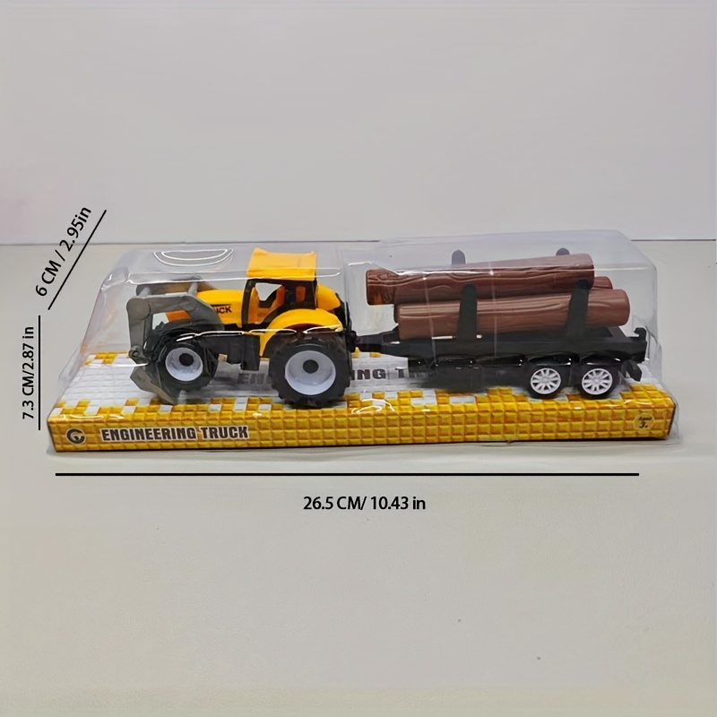 Children's Toy Dump Truck, Wood Hauler Set