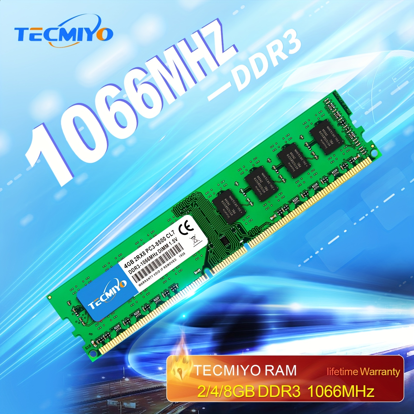 DDR3 Desktop PC RAM - 4GB / 8GB / 2GB - 1333 / 1600MHz - Memory DIMM 240pin  Lot