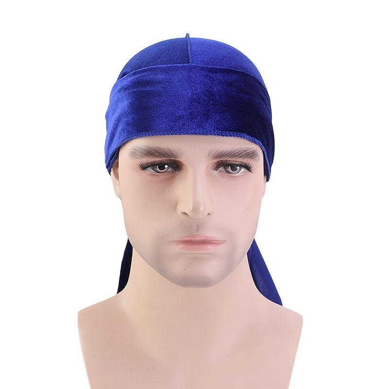 1pc Men's Velvet Durag Pirate Hat