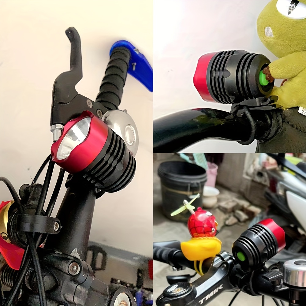1pc bike headlight mountain bike riding scooter cycling accessories 3 speed light cycling equipment details 2