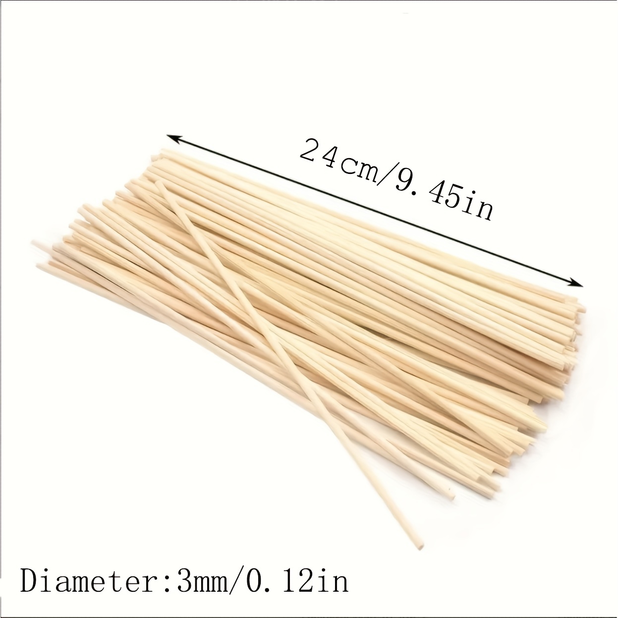 50 Pezzi Di Bastoncini Diffusori Di Rattan Naturale - Ricariche Di Aroma Di  Olio Essenziale A Lunga Durata Per Spa, Fragranza, Aromatiche, Arom (24 Cm