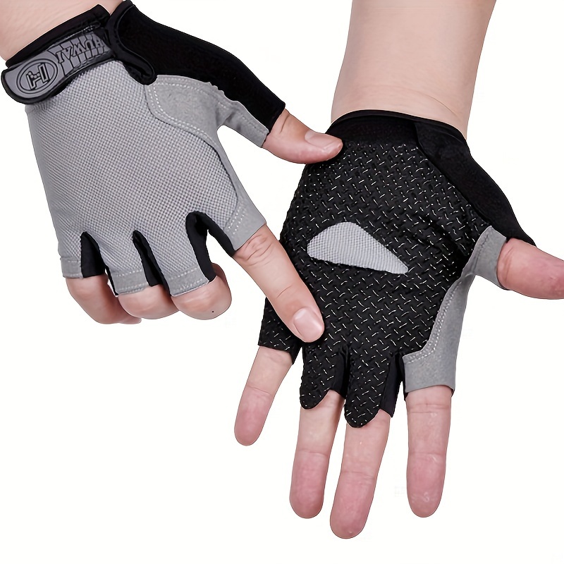 Guantes para Gimnasio Hafl Finger Crossfit Gym Gloves Fitness Outdoor Sport  Bike