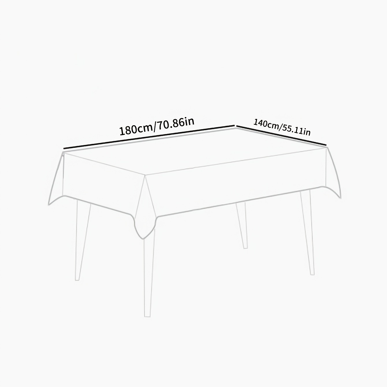 Nordic Style PVC Tablecloth Waterproof Marble Pattern Table Cloth