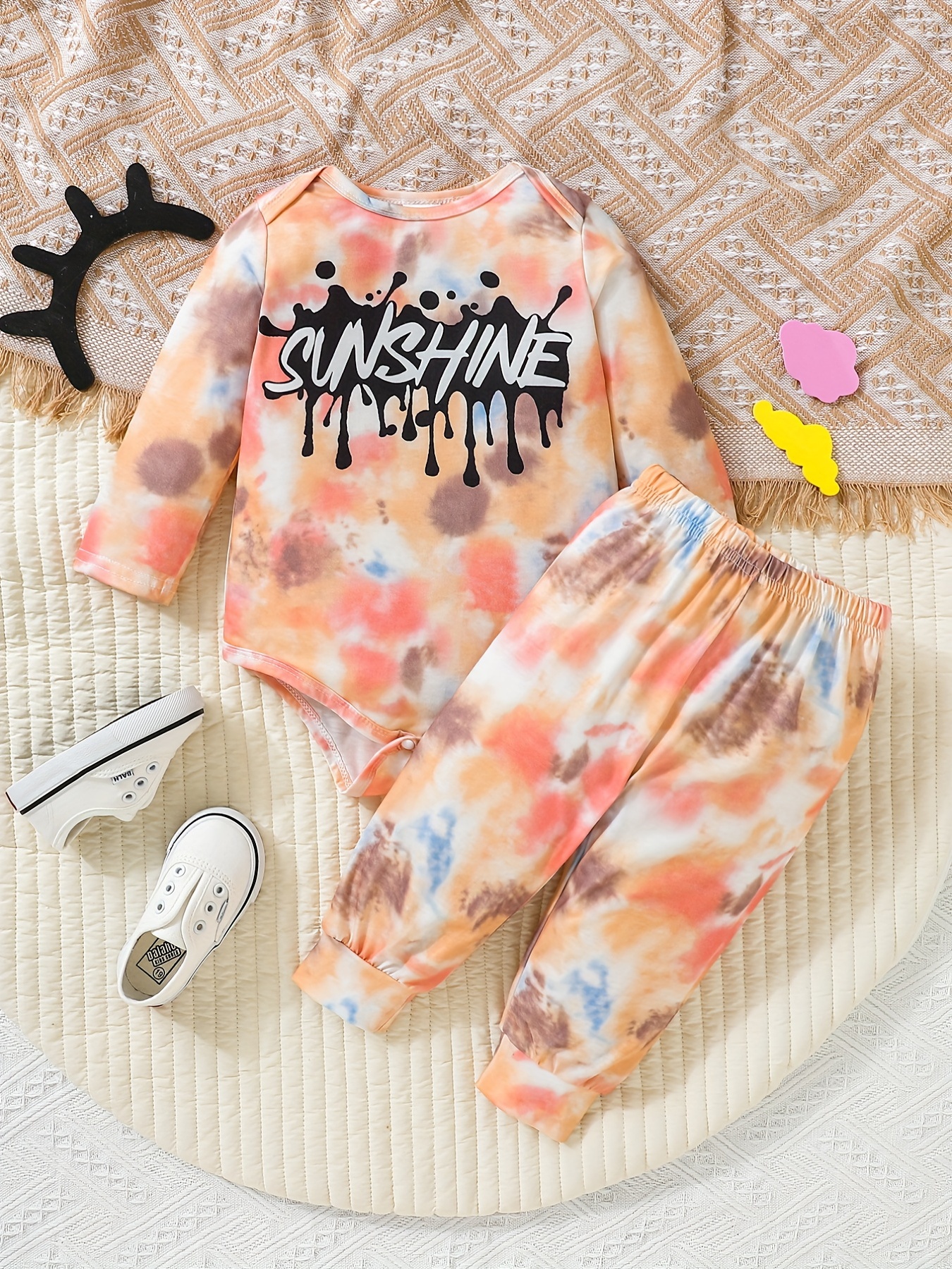Girl's ' Love Sunshine' Print Joggers Comfy Casual Stylish - Temu
