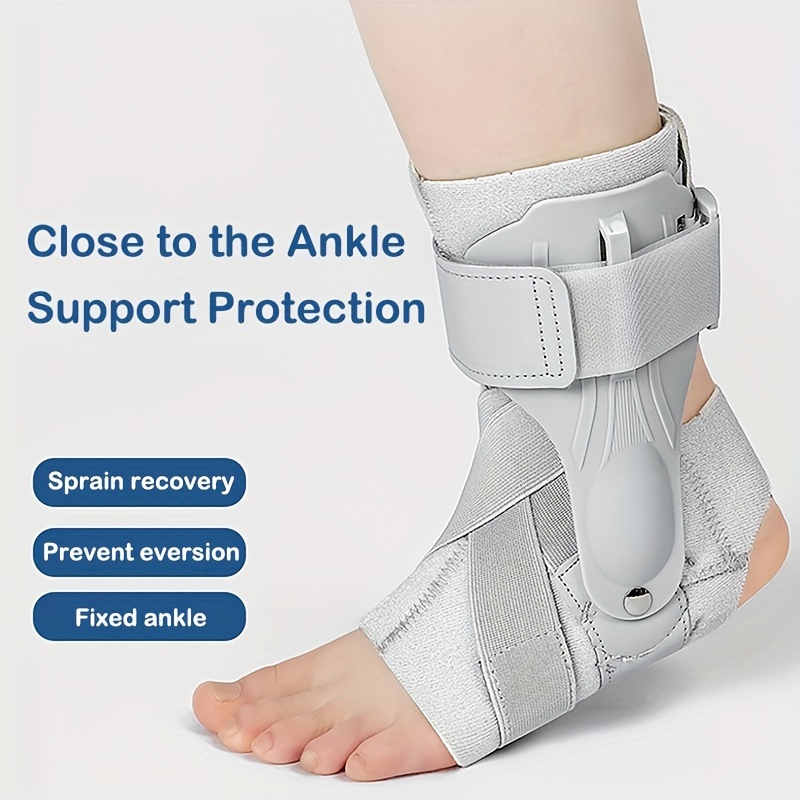 Blue Elastic Ankle Foot Support Brace Compression Relief Pain Care Sports  Sleeve
